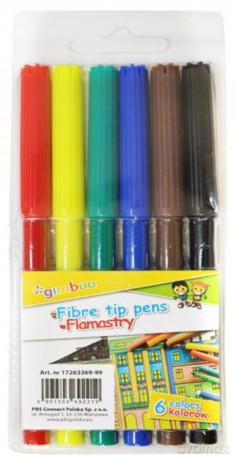 Flamastry Gimboo 6 Kolorów