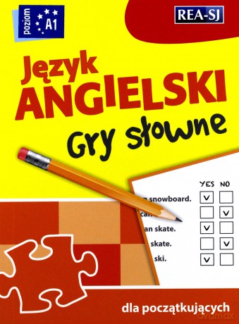Język angielski Gry Słowne Poziom A1 - Gabrielle Smith-Dluha [KSIĄŻKA]