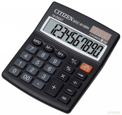 Kalkulator Biurowy Sdc-810bn Citizen 10 Cyfrowy