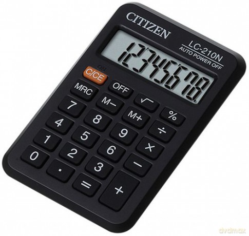 Kalkulator Kieszonkowy Lc-210nr Citizen 8-Cyfrowy