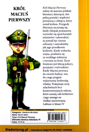 Król Maciuś Pierwszy - Korczak Janusz [KSIĄŻKA]