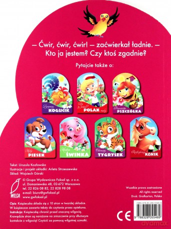 Mały Wróbelek Wykrojnik - Urszula Kozłowska [KSIĄŻKA]