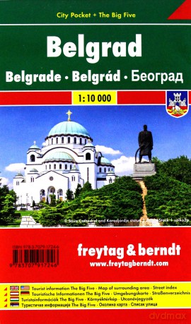 Mapa Belgrad 1:10 000 [KSIĄŻKA]