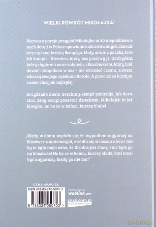 Nowe Przygody Mikołajka - Rene Goscinny, Jean-Jacques Sempe [KSIĄŻKA]