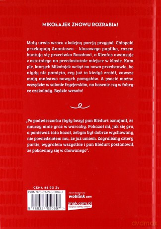 Nowe Przygody Mikołajka Kolejna Porcja - Rene Goscinny, Jean-Jacques Sempe [KSIĄŻKA]