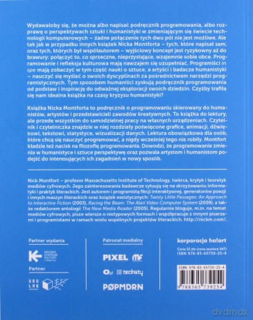 Odkrywanie Kodu Wprowadzenie Do Programowania w Sztuce i Humanistyce - Nick Montfort [KSIĄŻKA]