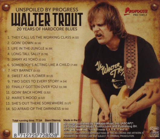 Walter Trout: Unspoiled By Progress [CD]