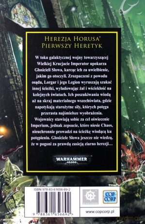 Pierwszy Heretyk Herezja Horusa - Aaron Dembski-Bowden [KSIĄŻKA]