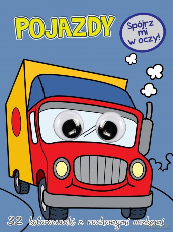Pojazdy Kolorowanka z Oczkami [KSIĄŻKA]