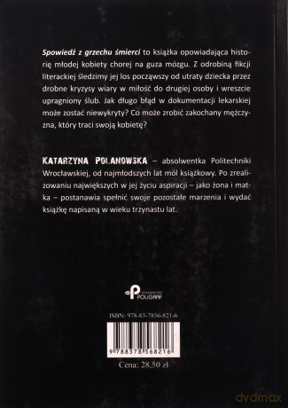 Spowiedź z Grzechu Śmierci - Katarzyna Polanowska [KSIĄŻKA]