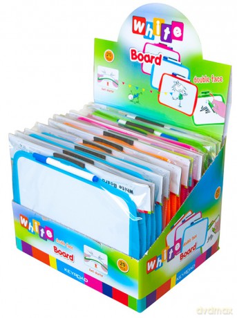 Tablica Suchościeralna Keyroad z Markerem 25x18cm Mix