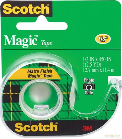 Taśma Biurowa Magic Matowa Scotch z Dyspenserem 104