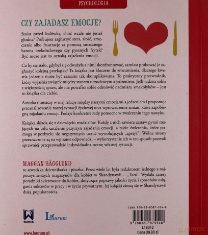 Zajadanie Emocji Jak Sobie z Tym Poradzić - Maggan Hagglund [KSIĄŻKA]