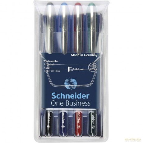 Zestaw Piór Kulkowych One Business Schneider 4 Kolory