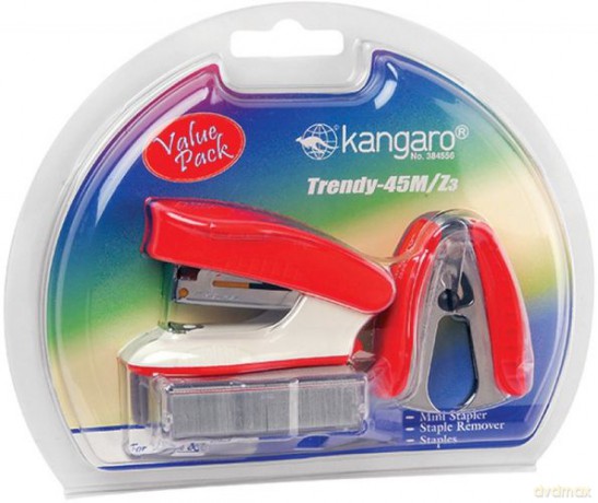 Zszywacz i Rozszywacz Trendy 45m/Z3 blister Kangaro