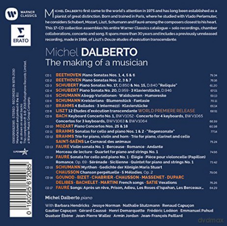 Dalberto: Michel Dalberto The Making Of A Musician: Complete Erato Recordings [17CD]
