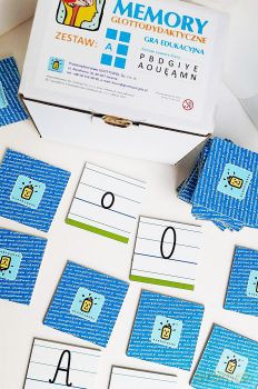 Memory Glottodydaktyczne Gra Edukacyjna Zestaw A [GRA]
