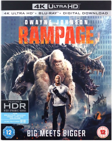 Rampage (Rampage: Dzika furia) [Blu-Ray 4K]+[Blu-Ray]