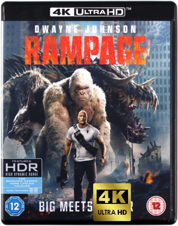 Rampage (Rampage: Dzika furia) [Blu-Ray 4K]+[Blu-Ray]