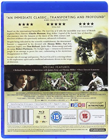 The Lost City Of Z (Zaginione miasto Z) [Blu-Ray]