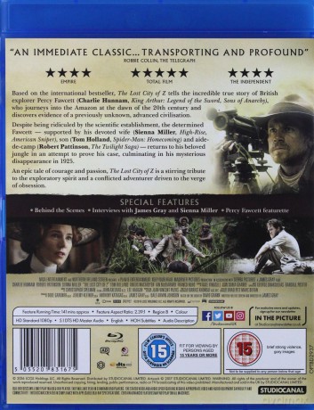 The Lost City Of Z (Zaginione miasto Z) [Blu-Ray]