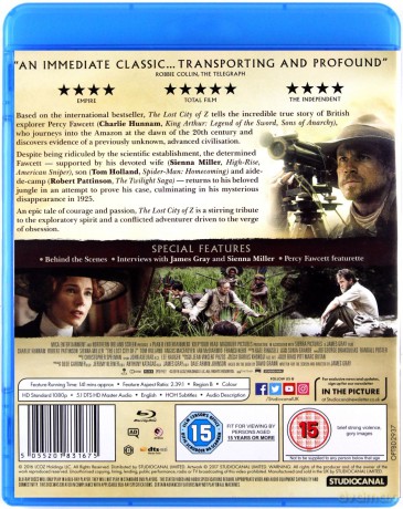 The Lost City Of Z (Zaginione miasto Z) [Blu-Ray]