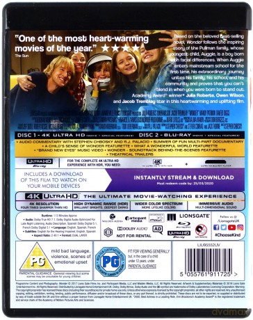 Wonder (Cudowny chłopak) [Blu-Ray 4K]+[Blu-Ray]