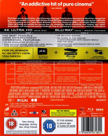 T2 Trainspotting [Blu-Ray 4K]+[Blu-Ray]