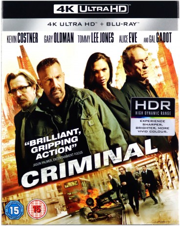 Criminal (Umysł Przestępcy) [Blu-Ray 4K]+[Blu-Ray]