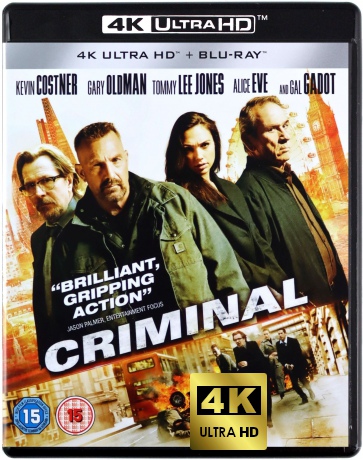 Criminal (Umysł Przestępcy) [Blu-Ray 4K]+[Blu-Ray]