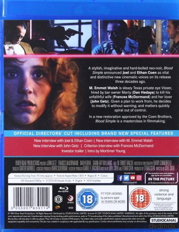 Blood Simple (Śmiertelnie proste) [Blu-Ray]