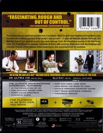 Leon The Professionnal (Leon Zawodowiec) [Blu-Ray 4K]+[Blu-Ray]