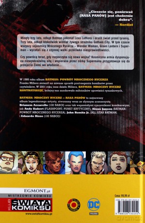 Batman: Mroczny Rycerz. Rasa Panów - Frank Miller, Brian Azzarello, Andy Kubert, Frank Miller [KOMIKS]