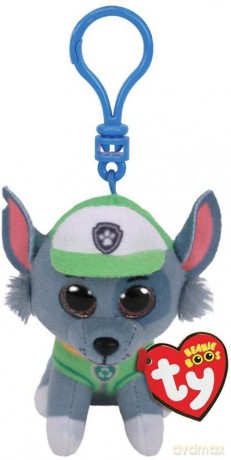 Beanie Babies Psi Patrol - Brelok Rocky 8,5 cm