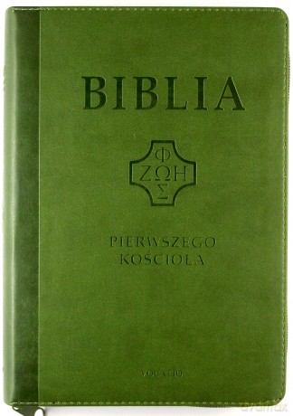Biblia pierwszego Kościoła z paginatorami ciemno-zielona - ks. Remigiusz Popowski [KSIĄŻKA]