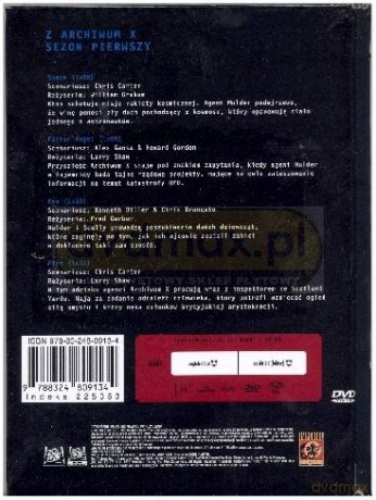 Z Archiwum X sezon 1 odc. 8-11 [DVD]