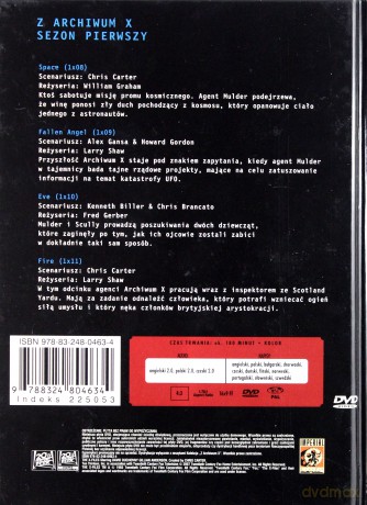 Z Archiwum X sezon 1 odc. 8-11 [DVD]