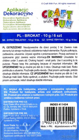 Brokat sypki mix 10g/6el