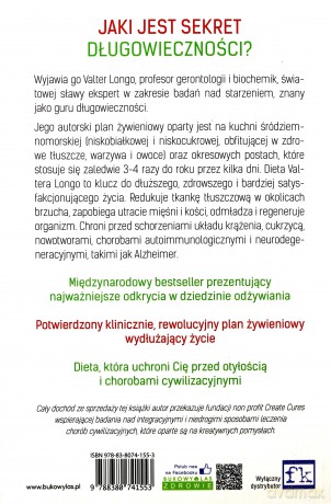 Dieta długowieczności - Valter Longo [KSIĄŻKA]