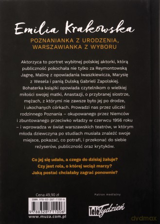 Emilia Krakowska. Aktorzyca - Katarzyna Kaczorowska [KSIĄŻKA]