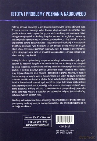 Istota i problemy poznania naukowego - Jerzy Bogdanienko [KSIĄŻKA]