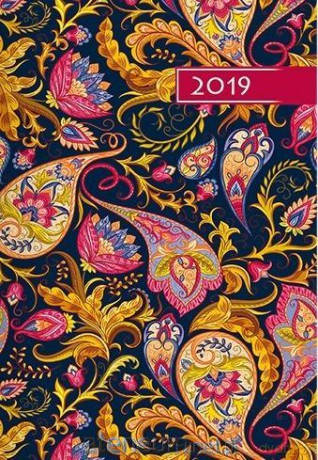 Kalendarz 2019 B6 Kolorowy ornament [KALENDARZ]