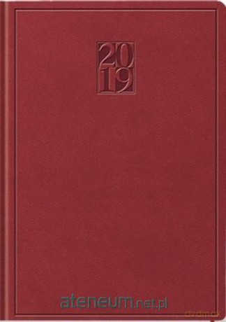 Kalendarz 2019 B7 Print czerwony [KALENDARZ]