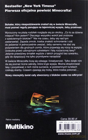 Minecraft: wyspa - Max Brooks [KSIĄŻKA]