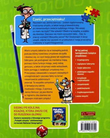 National Geographic Kids. Mistrz umysłu [KSIĄŻKA]