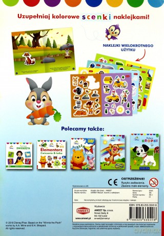 Scenki z naklejkami. Disney Maluch [KSIĄŻKA]