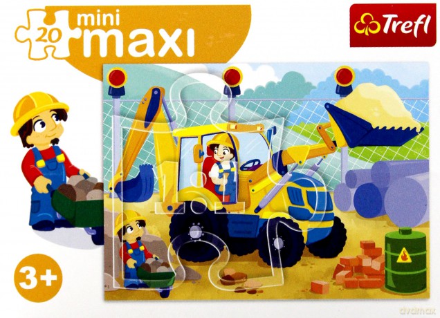 TREFL 20 el. miniMaxi - Koparka 1 [PUZZLE]