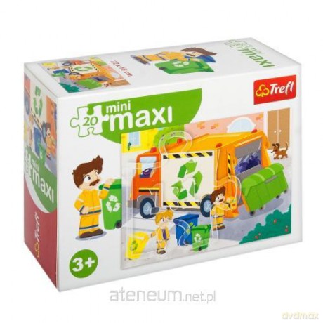 TREFL 20 el. miniMaxi - Śmieciarka 2 [PUZZLE]