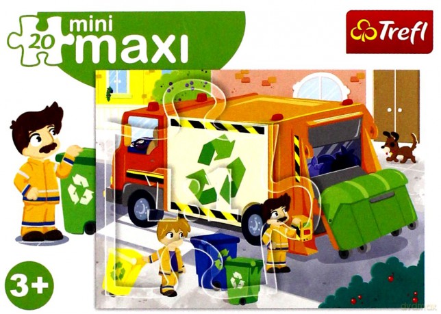 TREFL 20 el. miniMaxi - Śmieciarka 2 [PUZZLE]