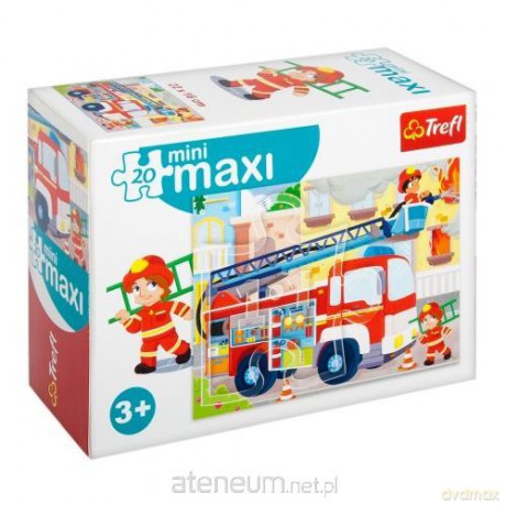 TREFL 20 el. miniMaxi - Wóż strażacki 4 [PUZZLE]